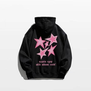 Hooded Sweater Men And Women Loose Niche Couple Black