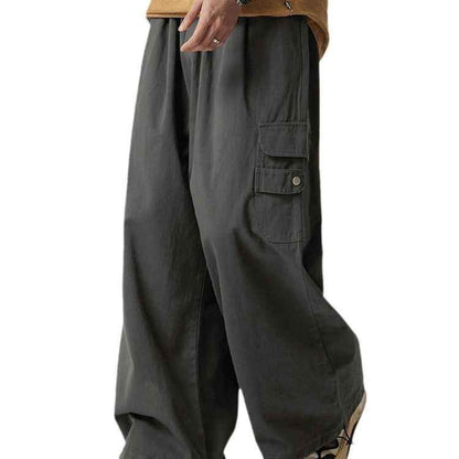 Men's Trendy Design All-match Loose Straight Wide-leg Pants MuddyStock