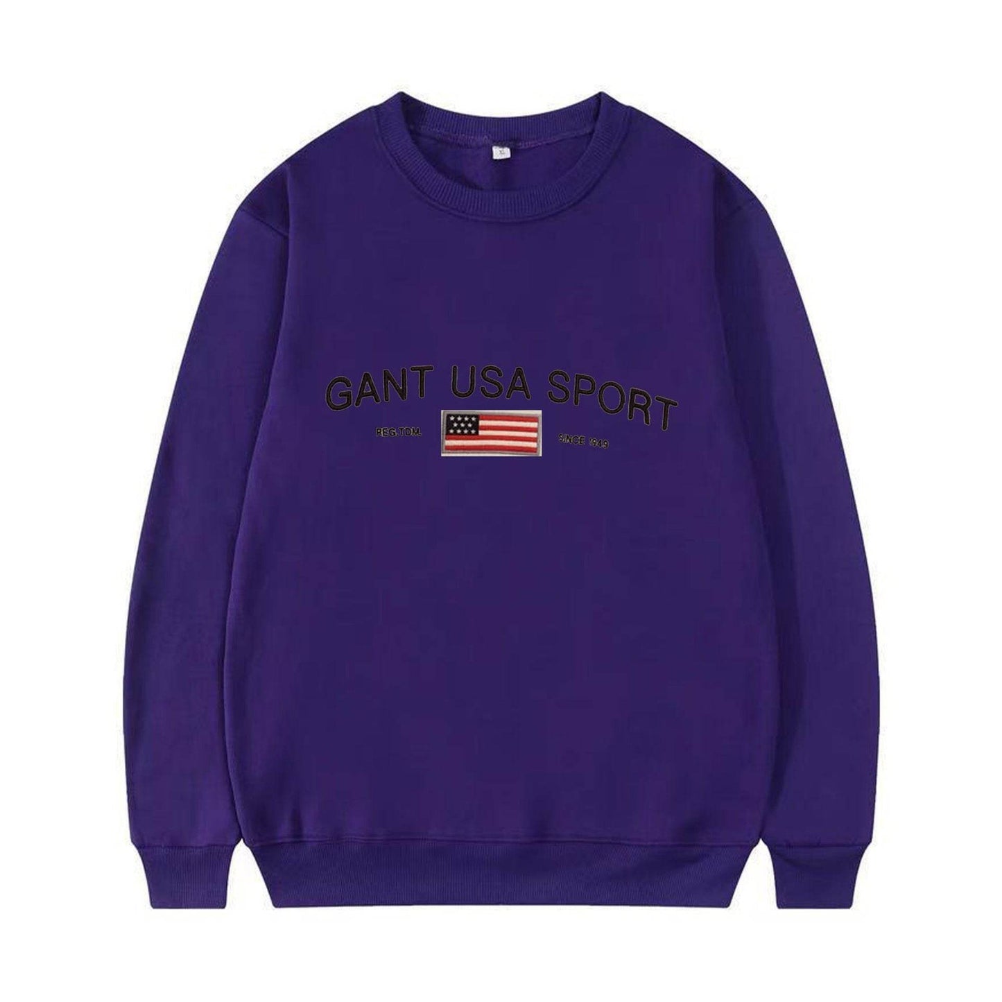 Crew Neck Sweatshirt For Men And Women | MuddyStock Originals Purple MuddyStock