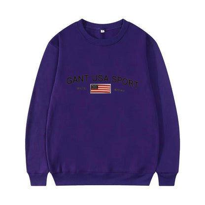 Crew Neck Sweatshirt For Men And Women | MuddyStock Originals Purple MuddyStock