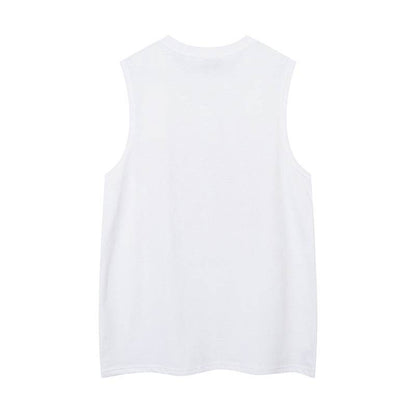 Letter Necklace Round Neck Vest For Men And Women MuddyStock