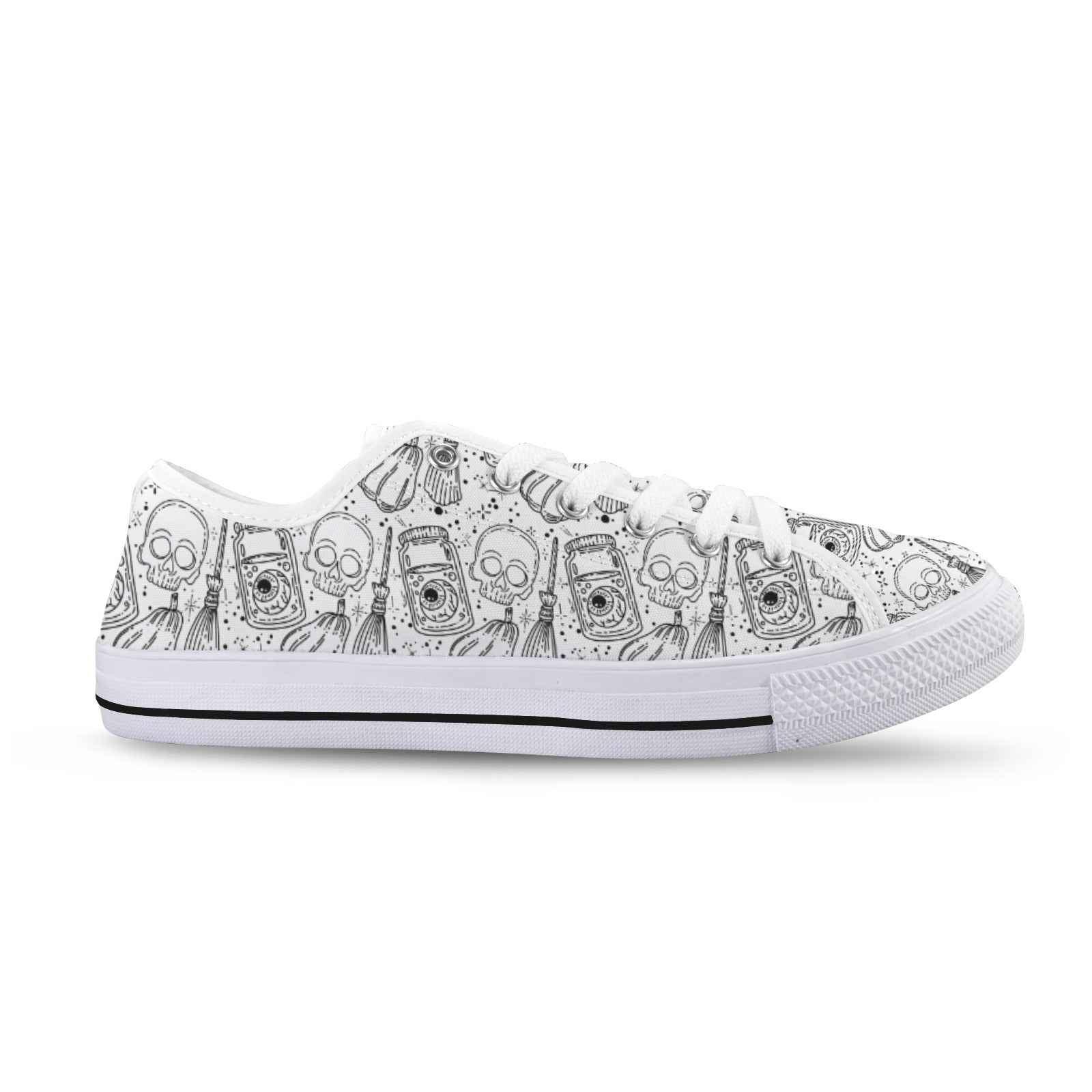 Seattle Low Top Men's Shoes With Abstract Design