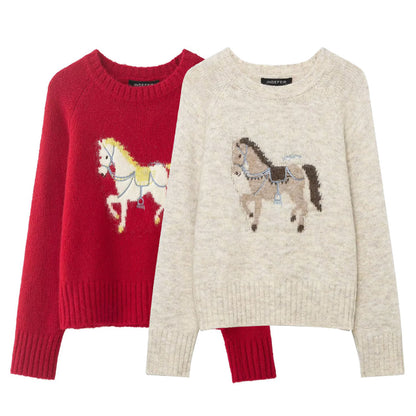 Jacquard Knit Sweater for Women | MuddyStock Originals eprolo