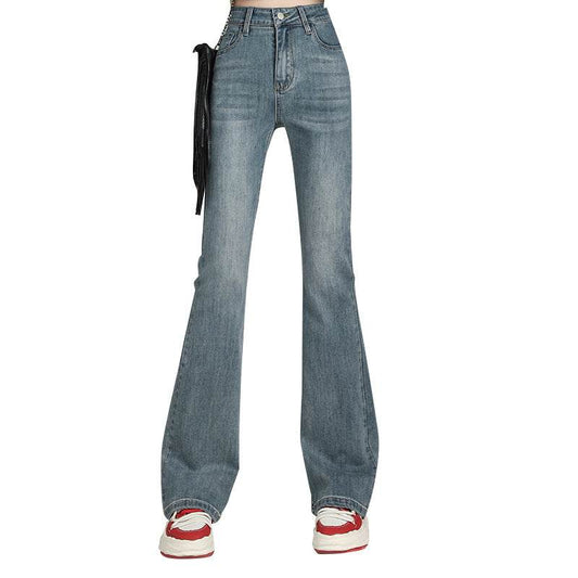 High Waist Flared Denim Pants For Women | MuddyStock Originals MuddyStock