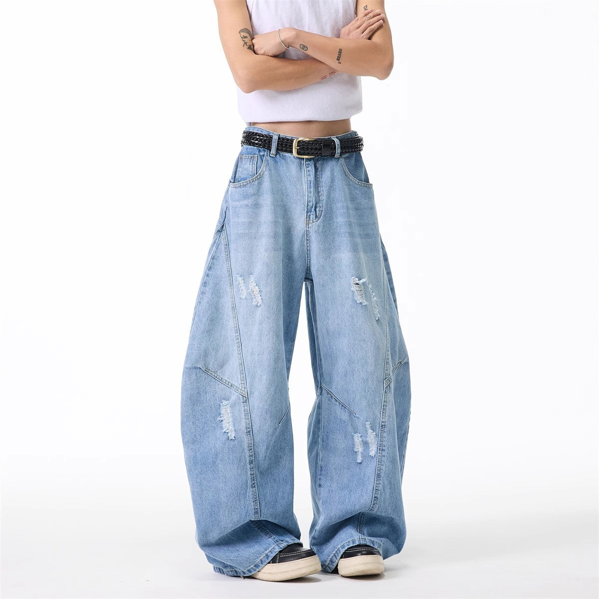 American-style Tailored Bootcut Jeans, Womens And Mens, Springautumn Vintage