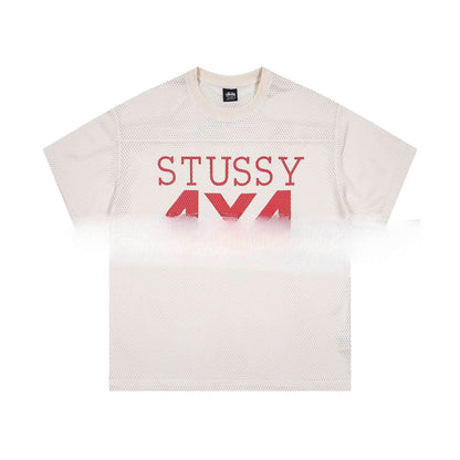 Sports And Leisure Jersey Letter Printing Simple Short Sleeve For Men And Women XC6943 Apricot MuddyStock