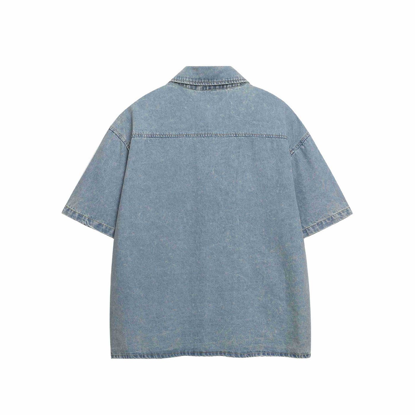 Cartoon doll embroidered short sleeved shirt for women | MuddyStock Originals