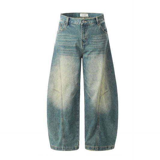 Wide Leg Jeans for Men and Women | MuddyStock Originals Washed Blue MuddyStock