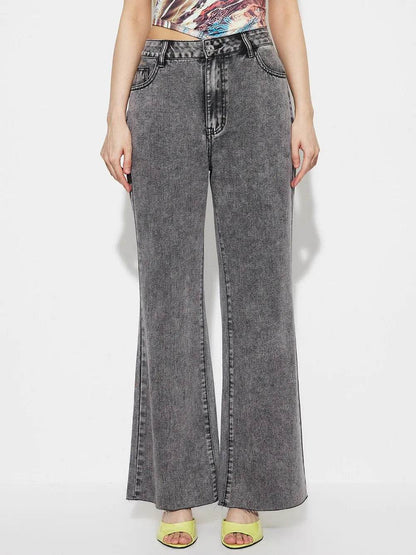 High Waist Bootcut Jeans with Pockets | MuddyStock Originals MuddyStock