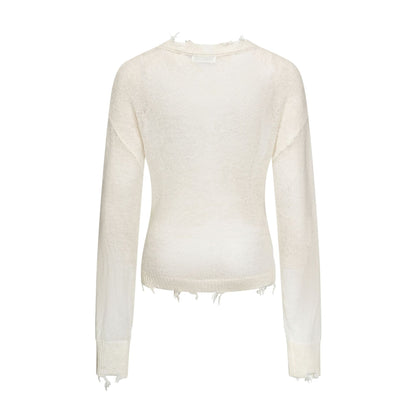 Hollow knit sweater top for women | MuddyStock Originals MuddyStock