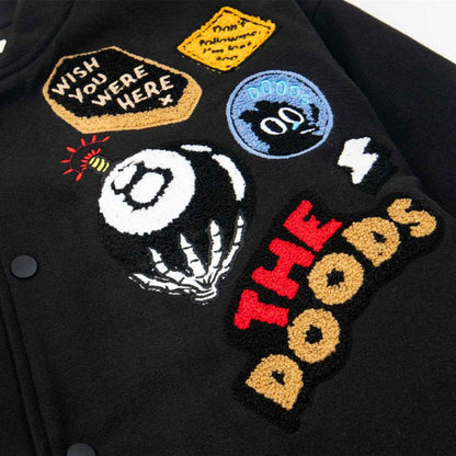 Embroidered letter baseball jacket for men and women MuddyStock