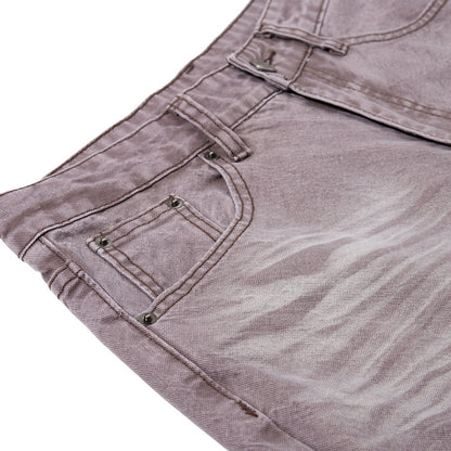 Make old wide leg jeans