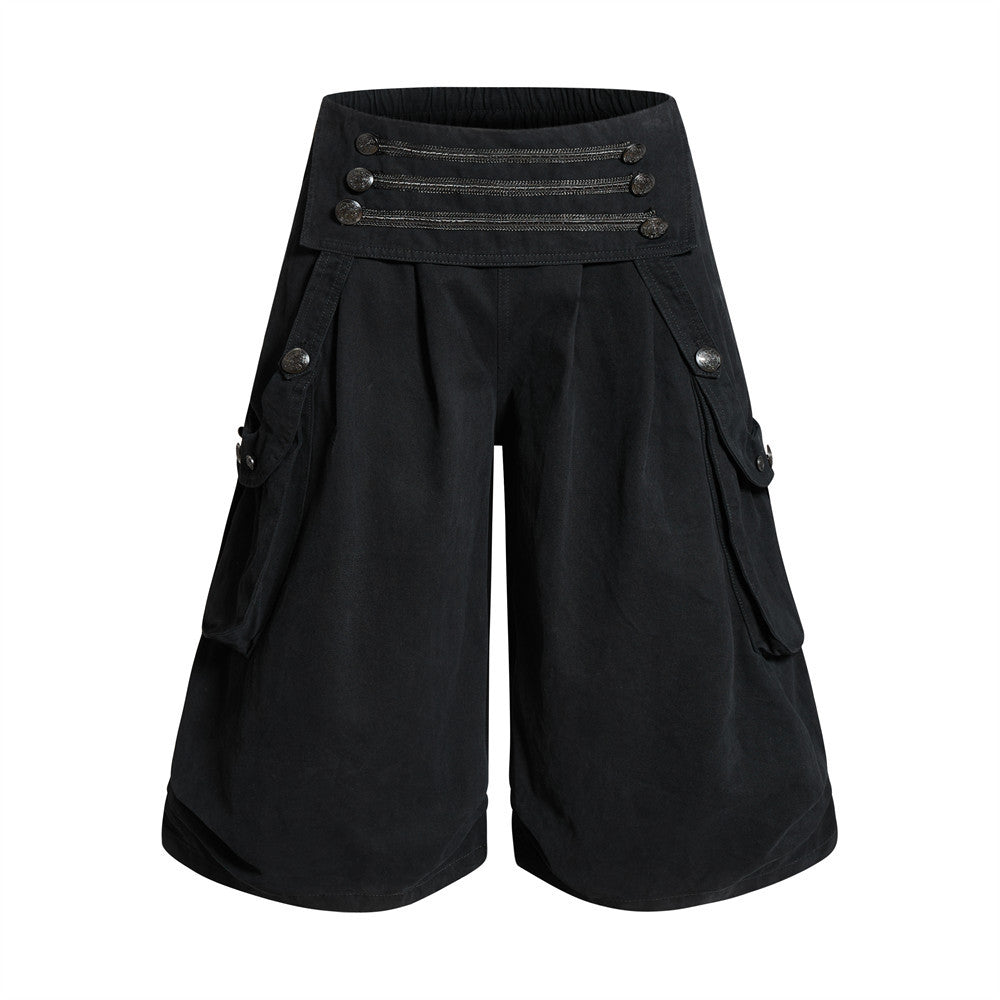 Large pocket workwear shorts
