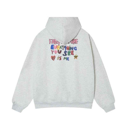 Cartoon Graffiti Hoodie For Women