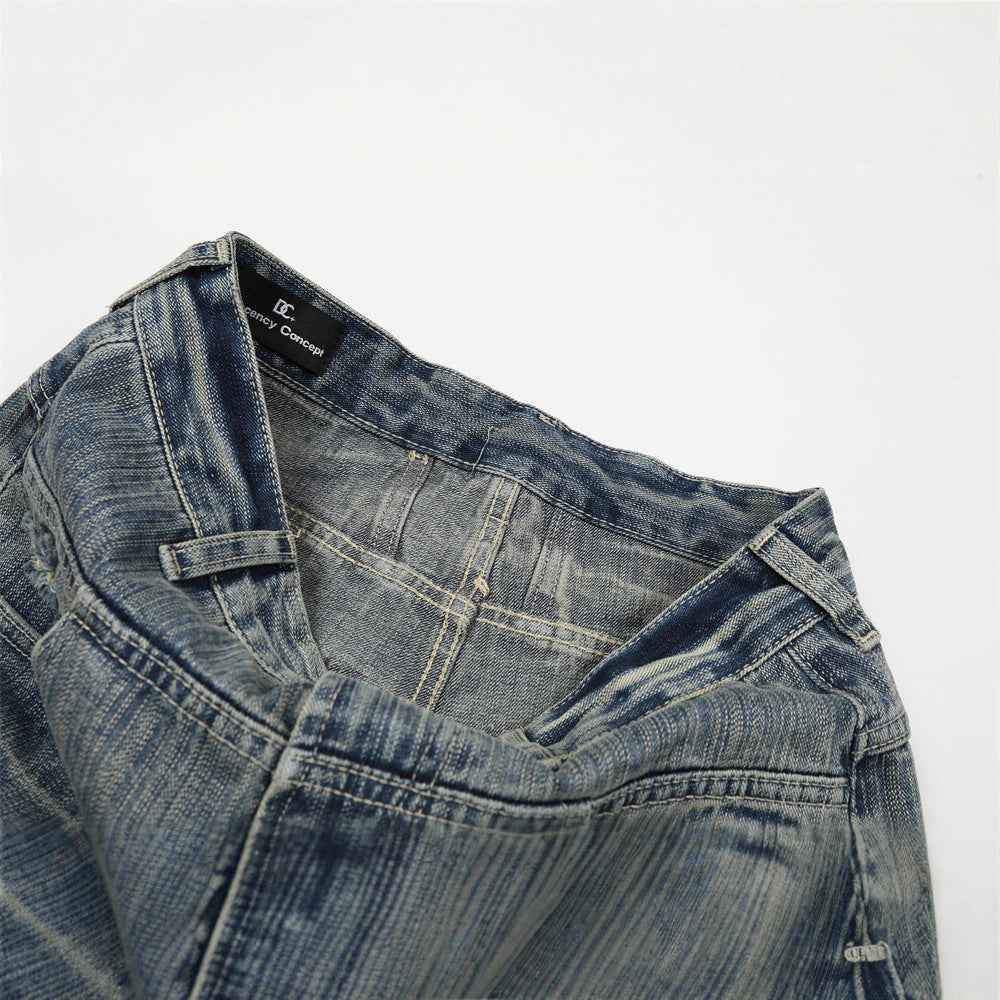 Irregular Ripped Knife Cut Pants For Women | MuddyStock Originals