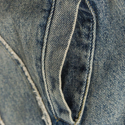 Retro Short Frayed Hem Jacket For Women null