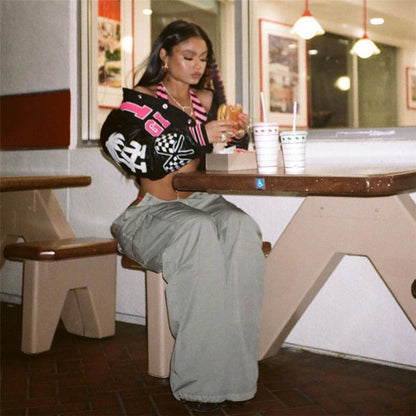 American Retro Printed Jacket For Women MuddyStock