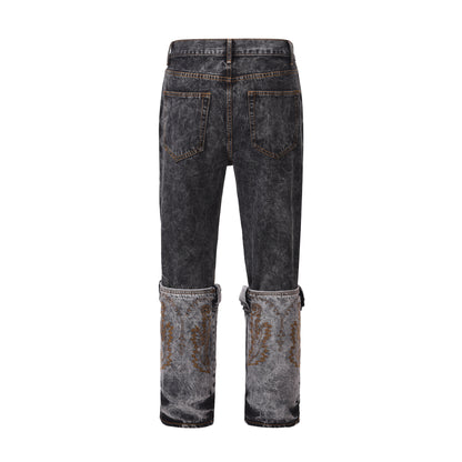 Unique Design Straight Pants For Men And Women