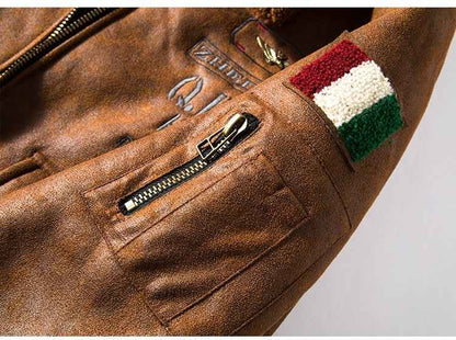 Fleece-lined Thickened Suede Fabric Jacket For Men MuddyStock