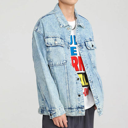 Fashion American Vintage Denim Jacket Men MuddyStock