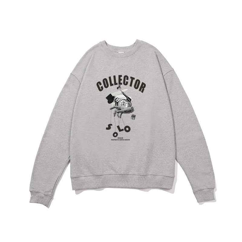 Casual Sweatshirt For Men Gray MuddyStock