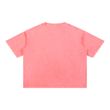 Mineral Wash Boxy Cotton T-Shirt For Men | MuddyStock Originals
