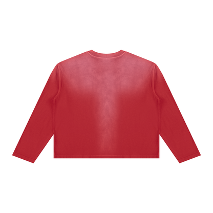 Sunfade Boxy Long Sleeve T-Shirt For Men | MuddyStock Originals