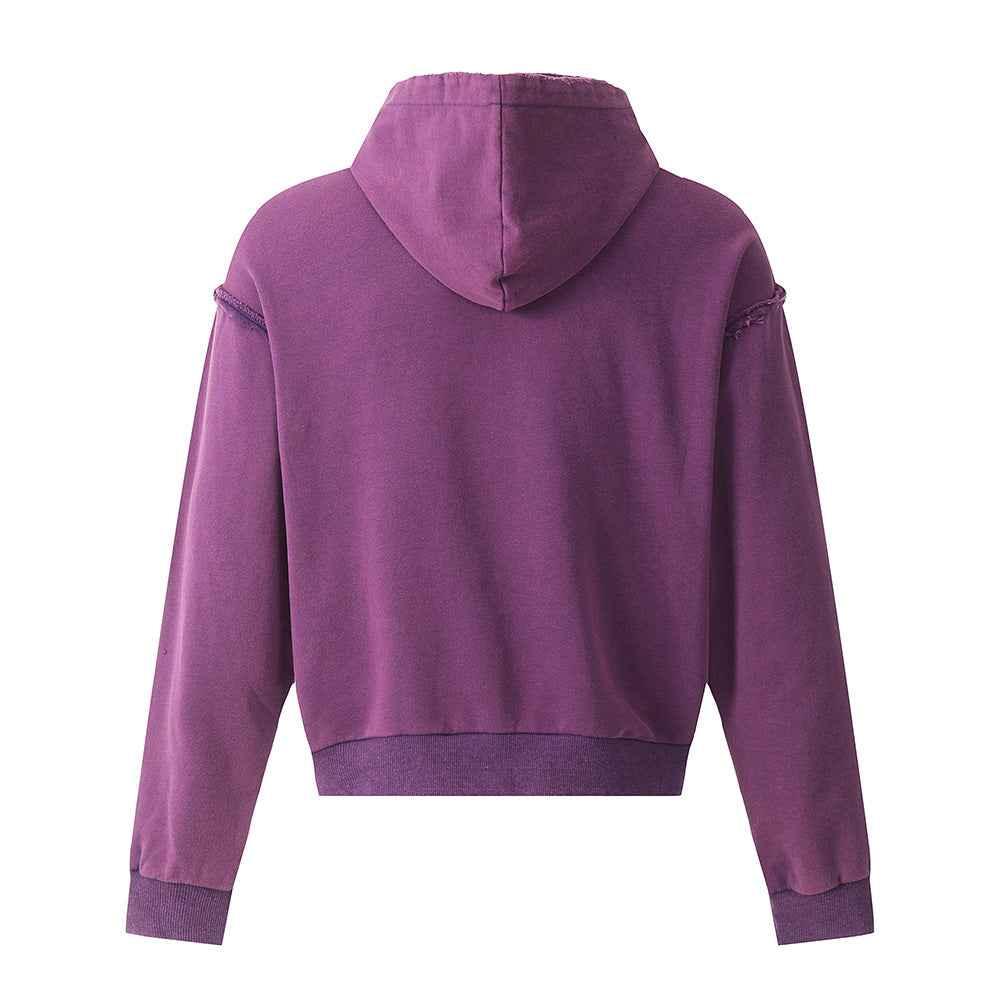 Spray Painting Old Dirty Hoodie For Women null
