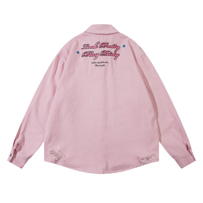 Five-pointed Star Long-sleeved Shirt For Women