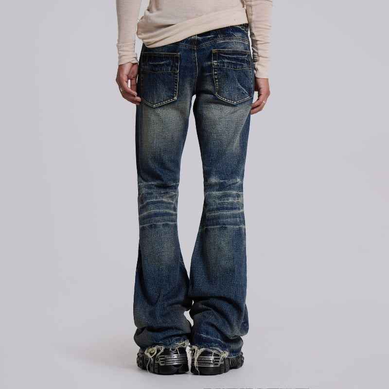 New Slightly Flared Vintage Jeans For Men MuddyStock