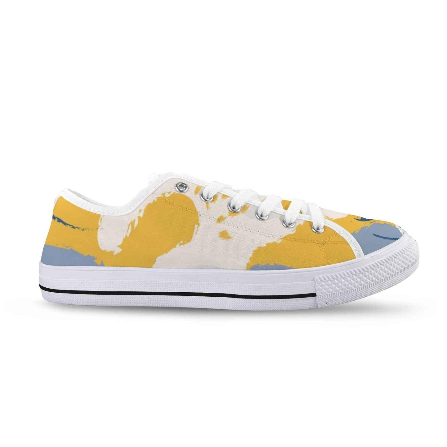 Seattle Low Top Men's Shoes With Abstract Design