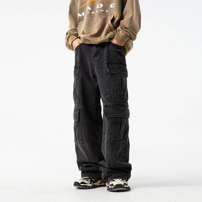 Workwear Multi-pocket Jeans For Men MuddyStock