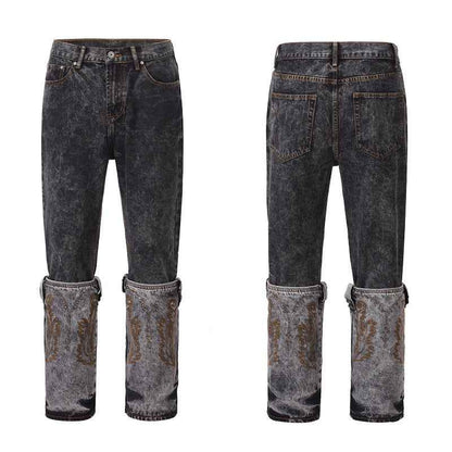 Unique Design Straight Pants For Men And Women