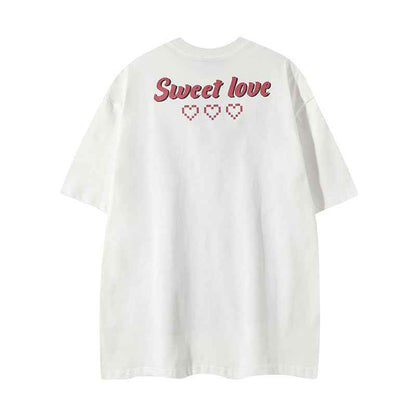 Retro Cartoon Comic Print Short Sleeve T-Shirt For Women | MuddyStock Originals MuddyStock