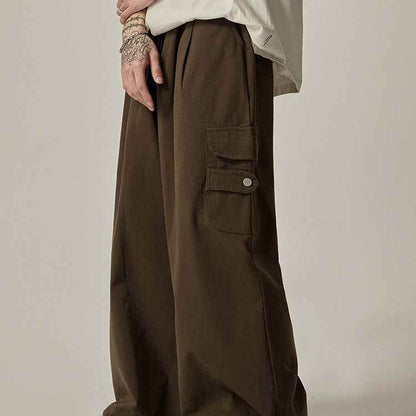 Men's Trendy Design All-match Loose Straight Wide-leg Pants MuddyStock