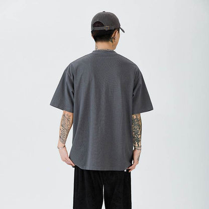 Fashion Summer Cotton Short Sleeve T-shirt Men MuddyStock
