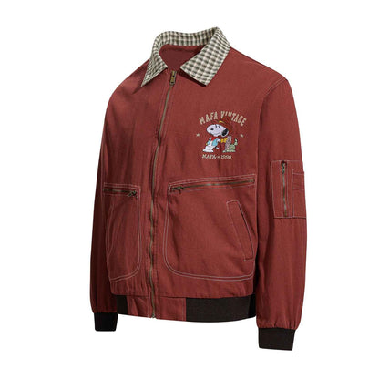 Retro Patchwork Embroidered Jacket For Men | MuddyStock Originals MuddyStock