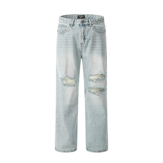 Fashion Knife Ripped Jeans For Men MuddyStock