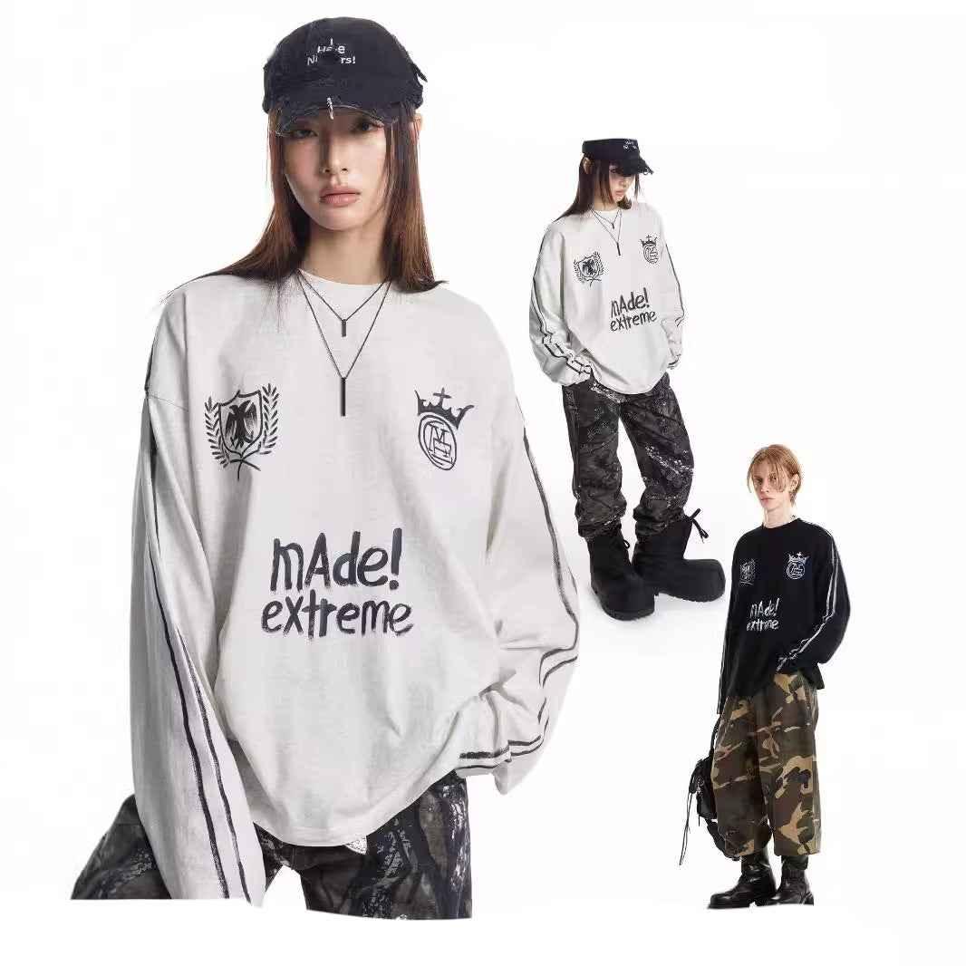 Washed Old Printing Hand Painted Jersey For Men And Women MuddyStock