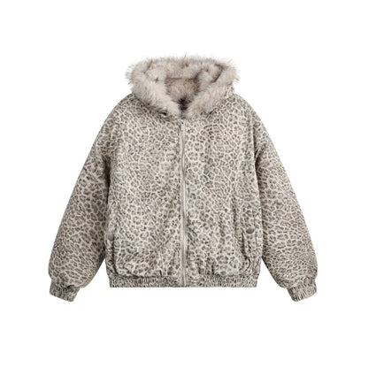 Leopard print jacket for men | MuddyStock Originals Yellow Apricot
