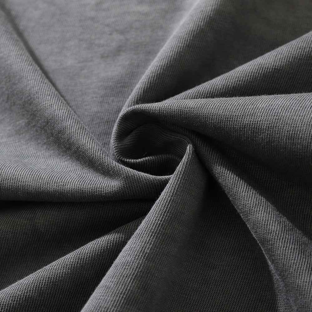 Washed Old Long-sleeved T-shirt For Men null