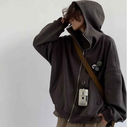 Outline Badge Hoodie For Men And Women MuddyStock