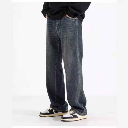 American Straight Jeans Retro Nostalgic Men MuddyStock