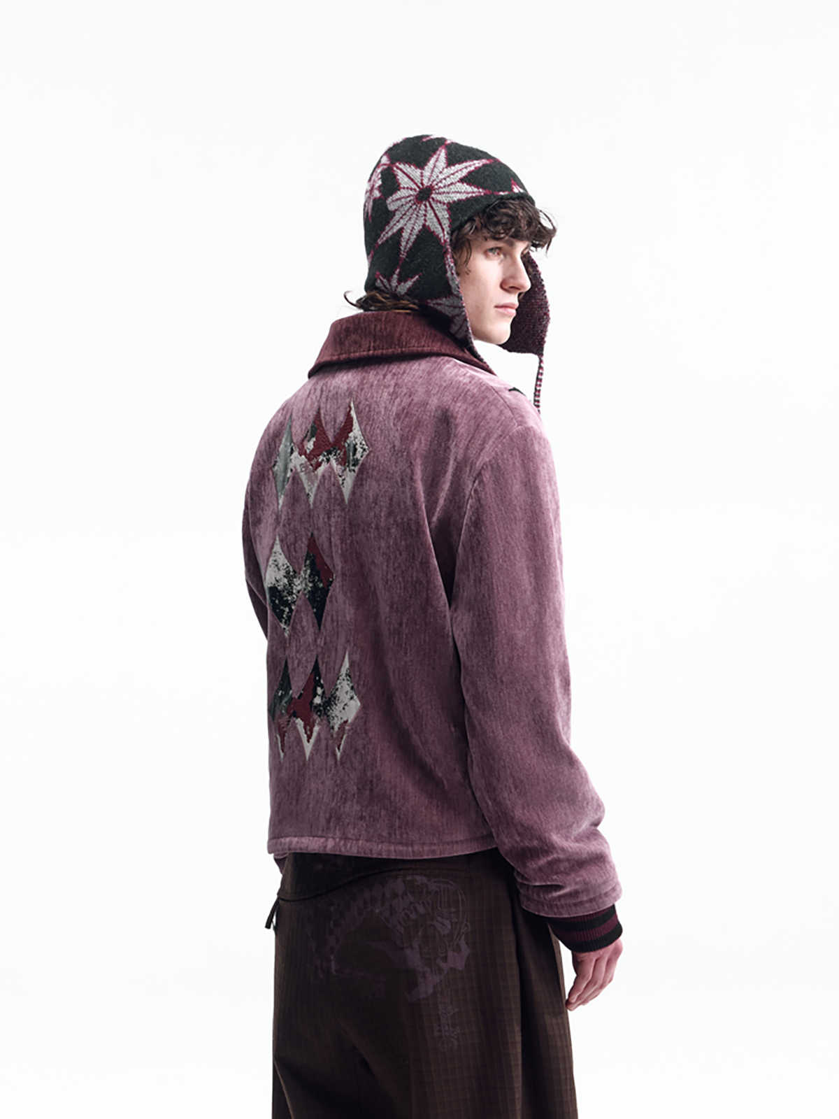 Retro Velvet Baseball Jacket For Men All Products