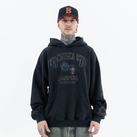 Men's Faded Hooded Sweatshirt Loose Fit | MuddyStock Originals