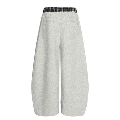 Animal cartoon patch embroidery curved knife trousers for women | MuddyStock Originals