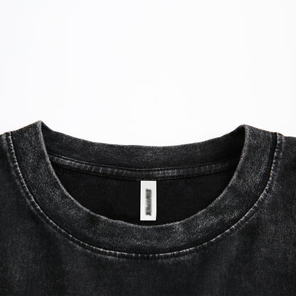 Fashion Flower Letter Print Short-sleeve For Men And Women MuddyStock