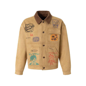 Suede jacket for women | MuddyStock Originals Brown
