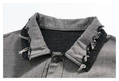 Lapel Denim Jacket For Women MuddyStock