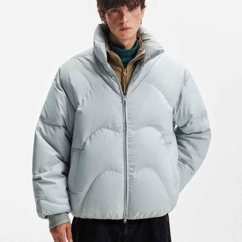 Stand Collar High Fill Down Jacket For Men null